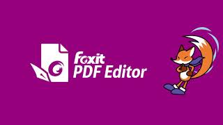Foxit,PDF,Editor